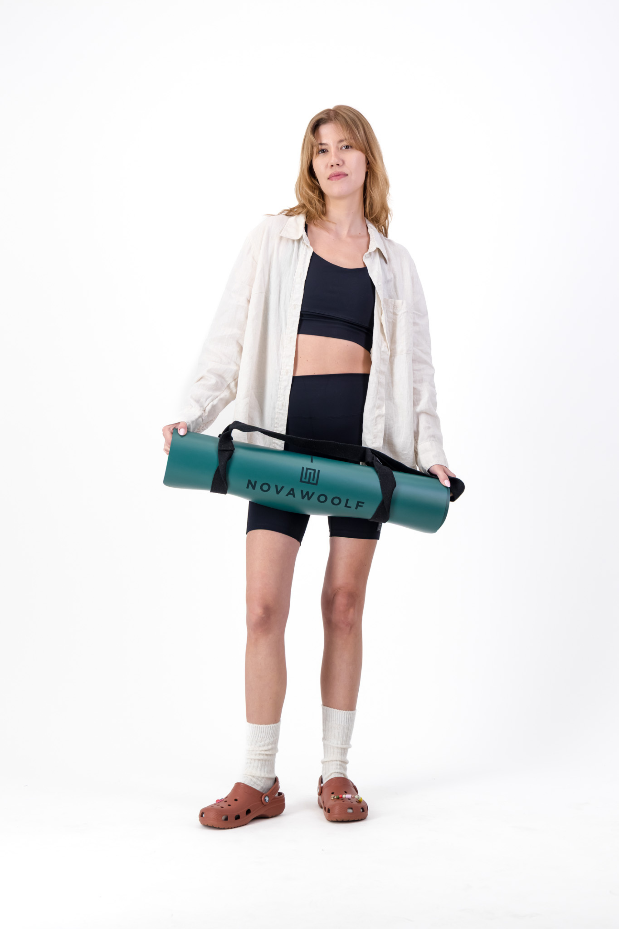 ALIGNED Botanical Yoga Mat + Carry Strap